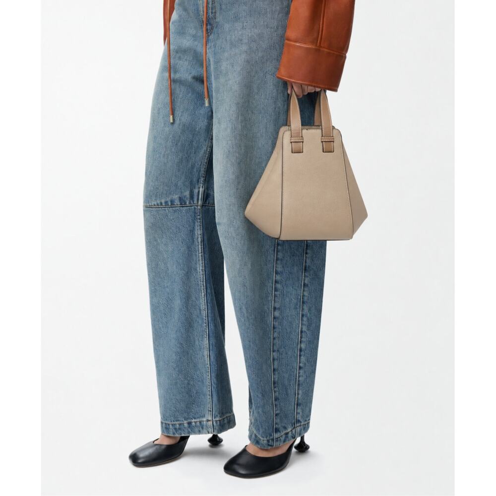 LOEWE Compact Hammock bag in soft grained calfskin